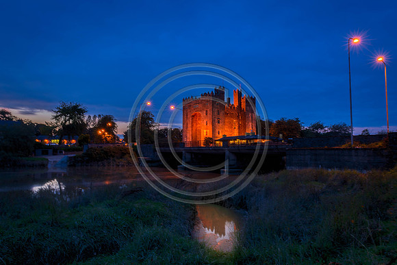 Bunratty Castle at Dusk, Co. Clare