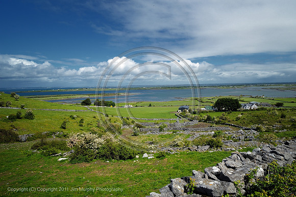Overlooking Galway Bay, Co. Clare
